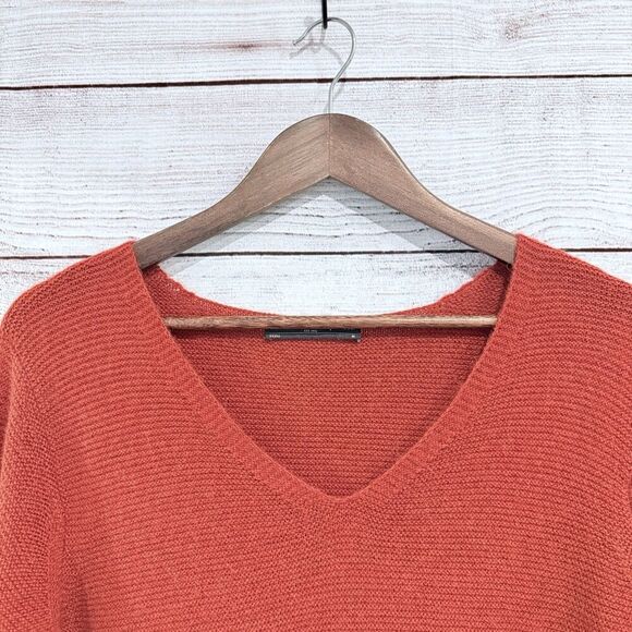 Peruvian Connection Long Sleeve Sweater Dress Medium Minimalist Royal Alpaca - Picture 6 of 9